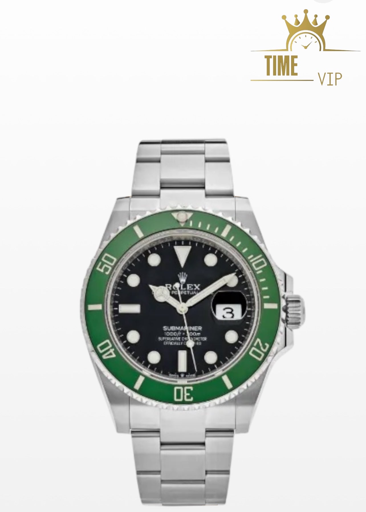 Rolex Submariner Date Oyster 40 mm Oystersteel Green/Black