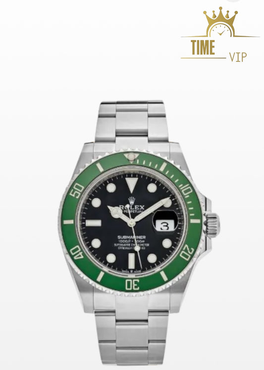 Rolex Submariner Date Oyster 40 mm Oystersteel Green/Black